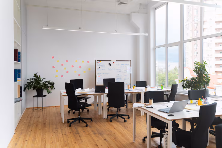 abstract architectural geometric shapes white and light gray subtle shadows institutional professional minimal